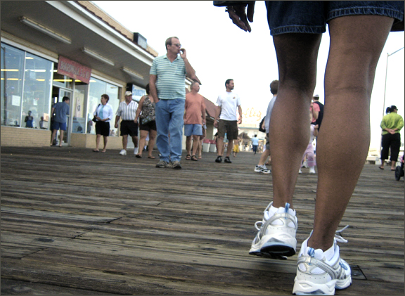 On the boardwalk