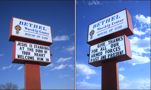 church sign