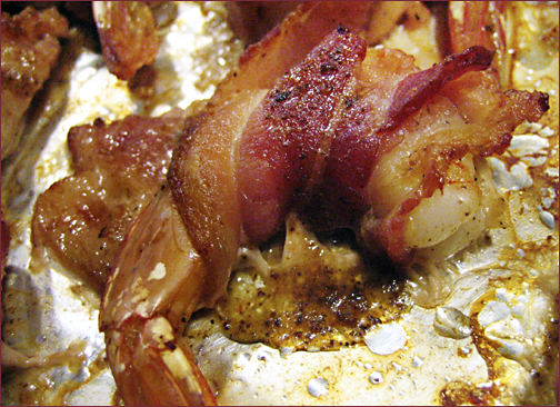 bacon wrapped shrimp