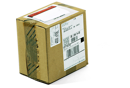 Package containing a Nikon lens. Photo by E.W. Faircloth