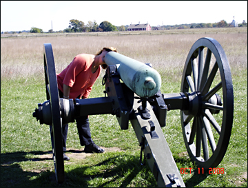 Linda Boyles in Gettysburg for a weekend.  Phto by her hubby