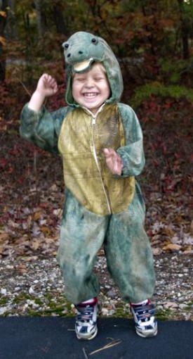 Nathaniel, 3 during Halloween of 2008. Photo by Jon Falk