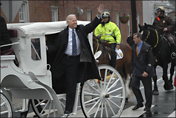 Joe Biden in Return Day, Georgetown DE 2008.  Photo by E.W. Faircloth