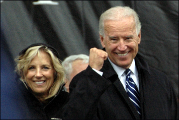 Vice president Joe Biden and spouse in Georgetown DE on Return Day. Photo by E.W. Faircloth