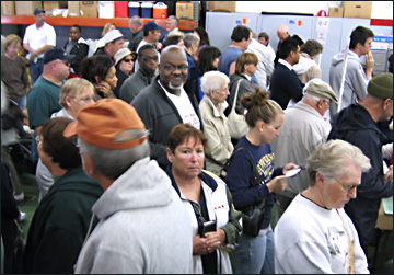 Voting in Bridgeville DE Nov. 4th 2008.  Photo by E.W. Faircloth