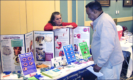 Health Fair in Heritage Shores.  Photo by E.W. Faircloth