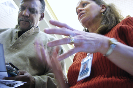 Health Fair in Heritage Shores.  Photo by E.W. Faircloth