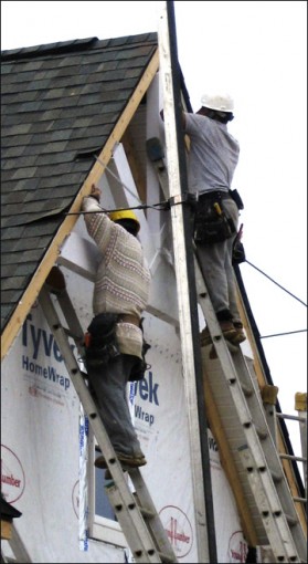 Home construction in Heritage Shores of Bridgeville DE.  Photo by E.W. Faircloth