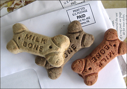 Dog treats.  Photo by E.W. Faircloth